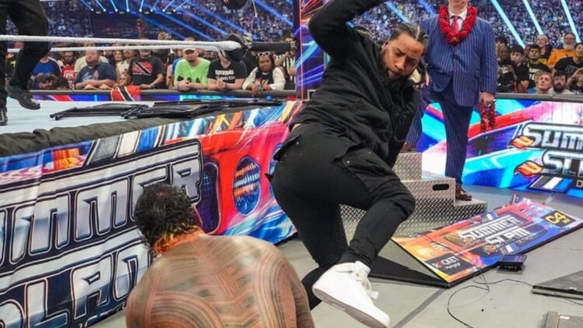 Jimmy Uso showed no remorse against his brother at SummerSlam 2023