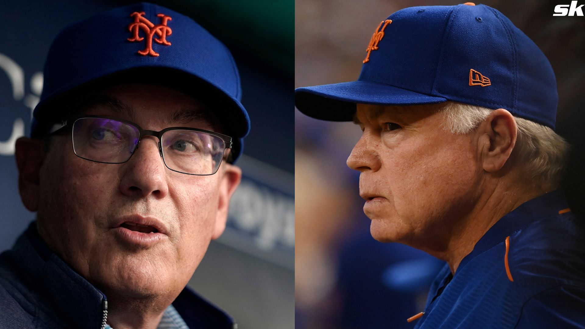 New York Mets manager Buck Showalter looks on during a MLB game