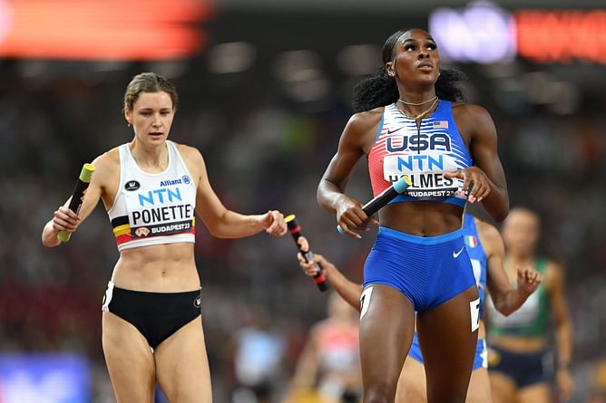 “Sports can be so brutal at times” Emmanuel Acho, former NFL player reacts to Alexis Holmes's baton exchange mistake at women's 4x400m relay event