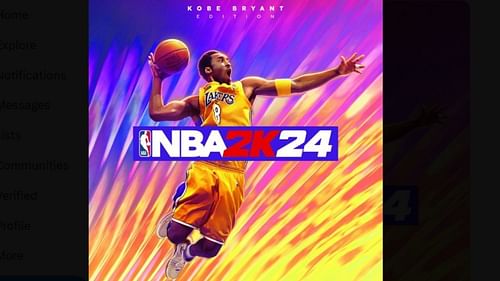 "The Black Mamba" will be the cover of the NBA 2K24.