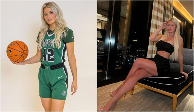 In Photos: Cleveland guard Hannah White stuns the college basketball world with exotic pics from her Vegas trip