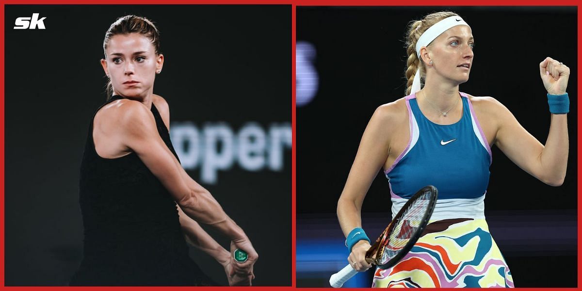 Camila Giorgi and Petra Kvitova will play in the Canadian Open second round.