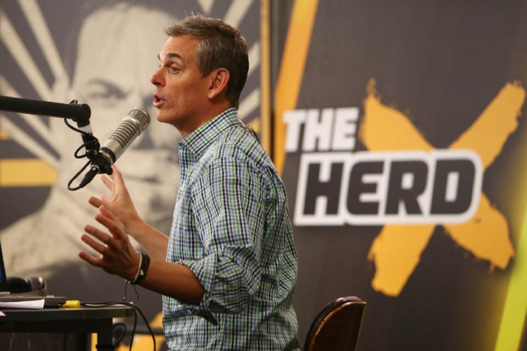 Colin Cowherd during The Herd with Colin Cowherd