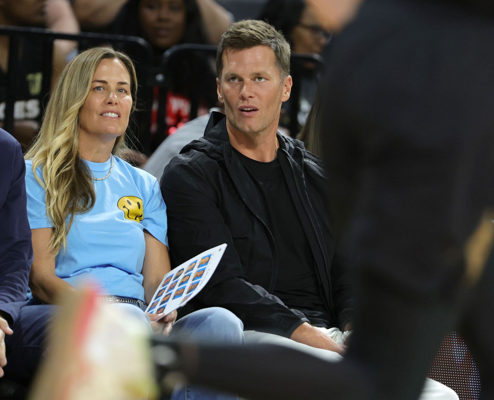 Tom Brady at WNBA's Connecticut Sky v Las Vegas Aces