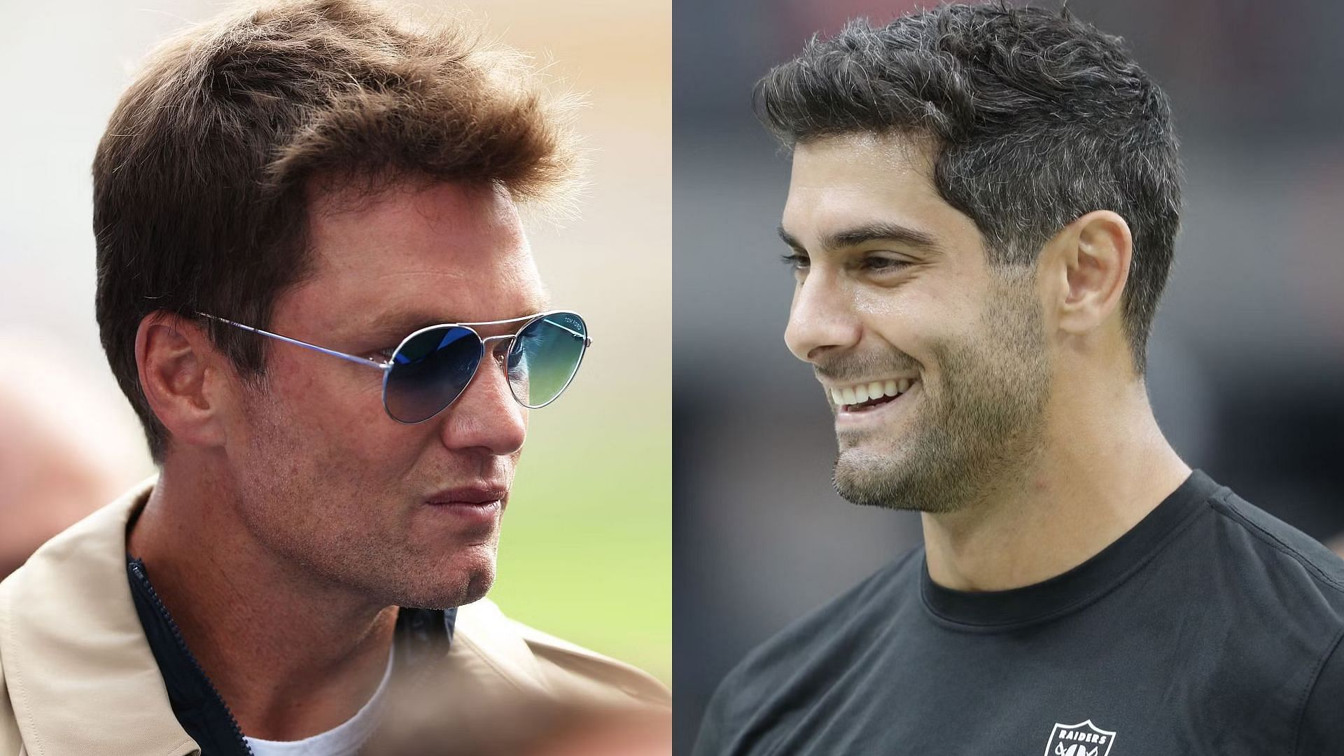 Quarterback Jimmy Garoppolo will now play for former teammate and current Las Vegas Raiders minority owner Tom Brady.