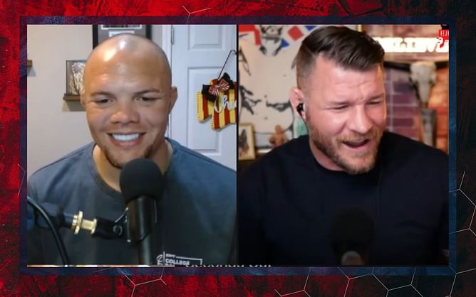 WATCH: Michael Bisping leaves Anthony Smith in splits as he nails perfect John Fury impression