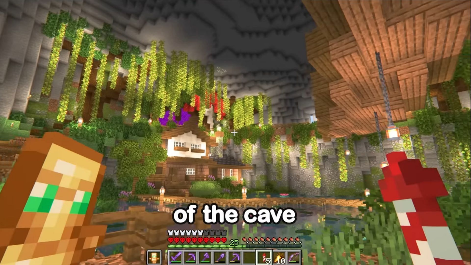 Cave Village in-game (Image via Mojang Studios)