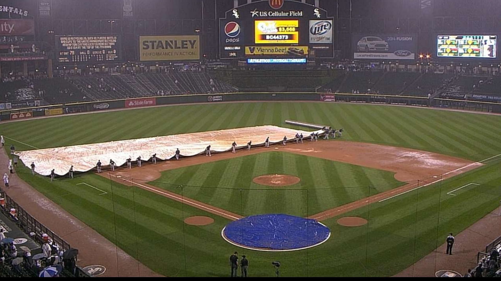 US Cellular Field during a Storm