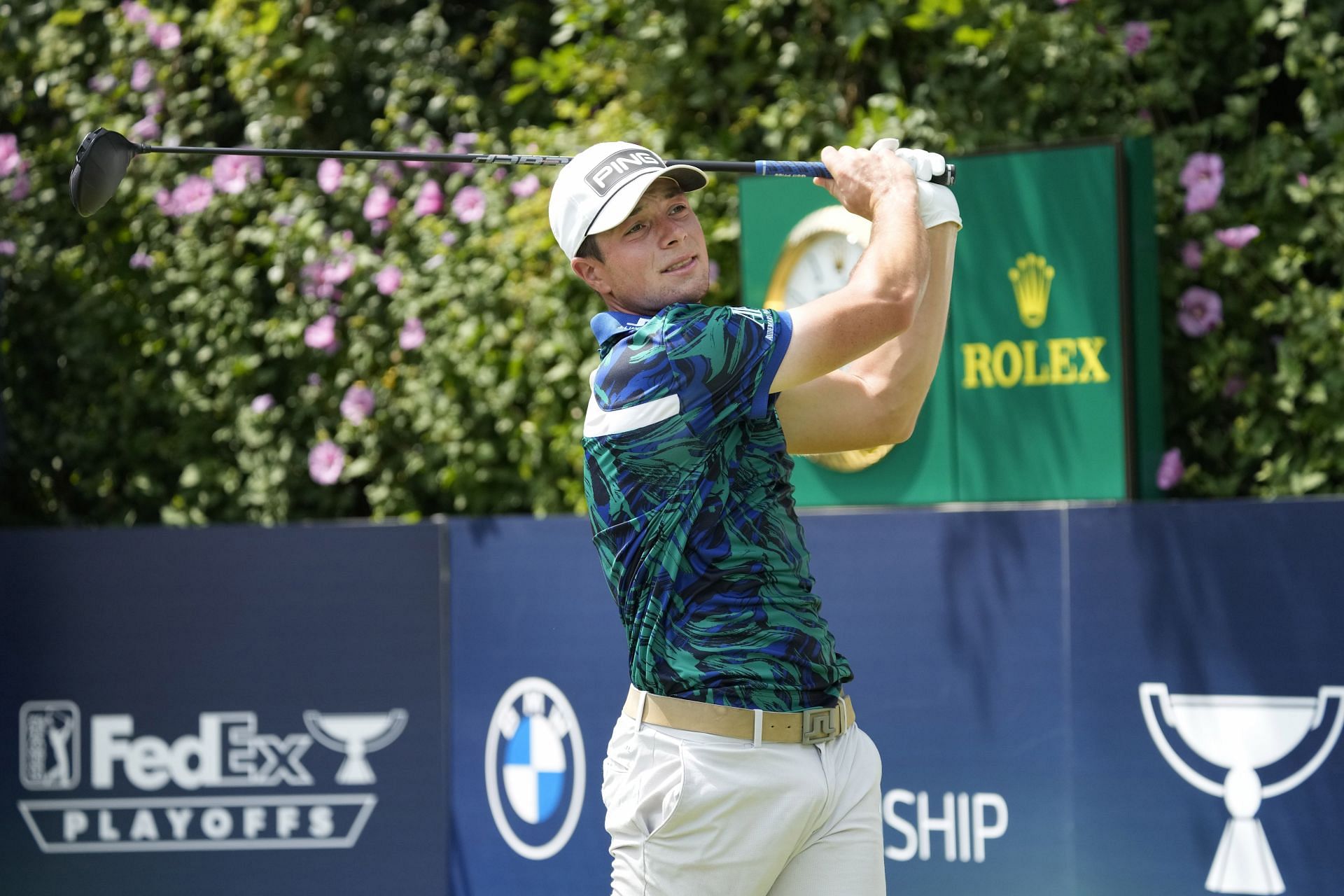 Viktor Hovland (Image via AP Photo/Charles Rex Arbogast)