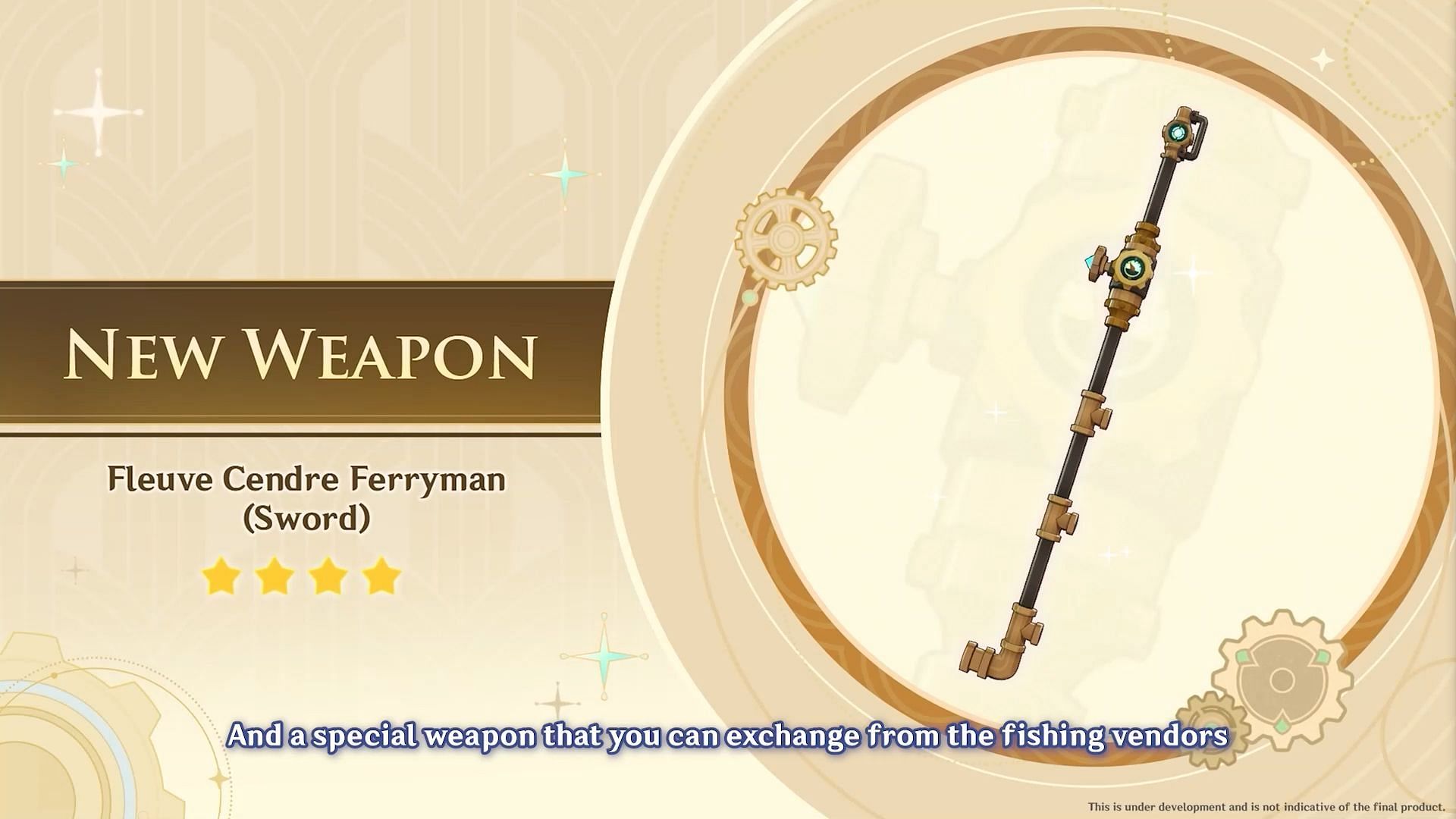 This weapon as revealed in the 4.0 Special Program (Image via HoYoverse)