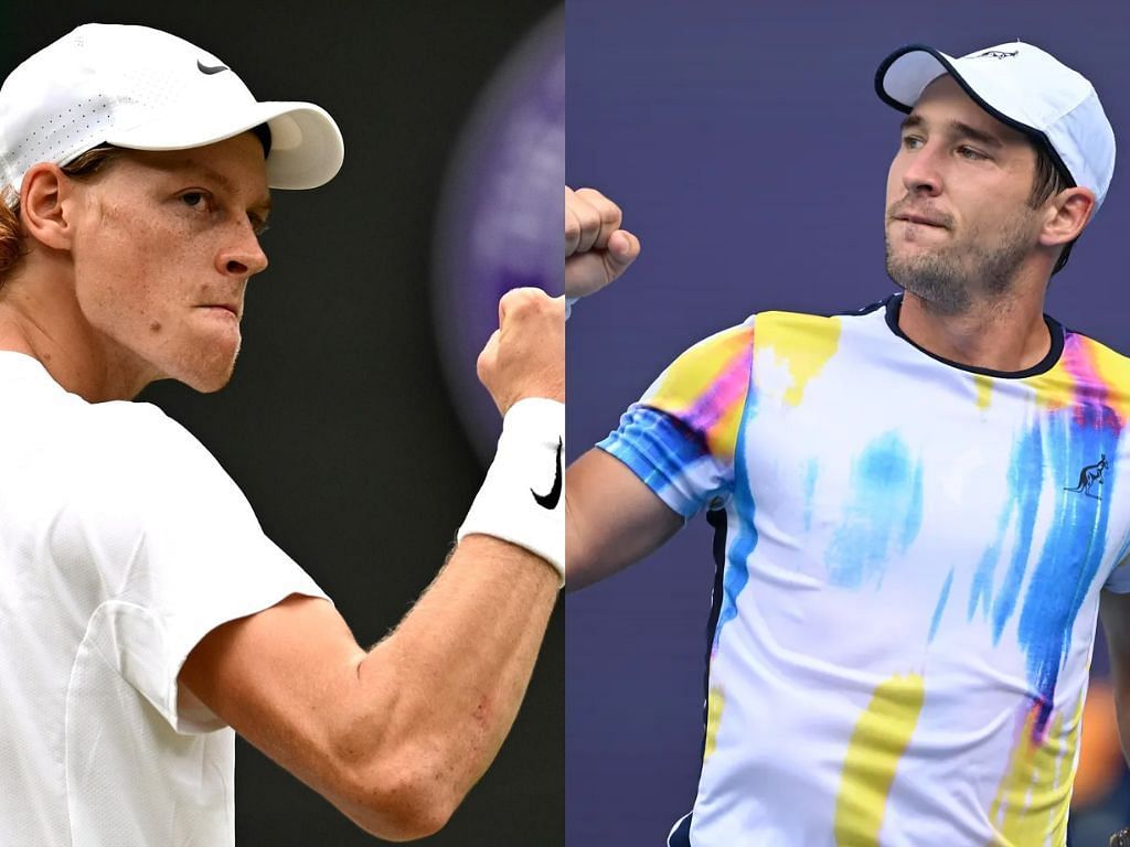 Jannik Sinner and Dusan Lajovic will meet for the first time in Cincinnati this week