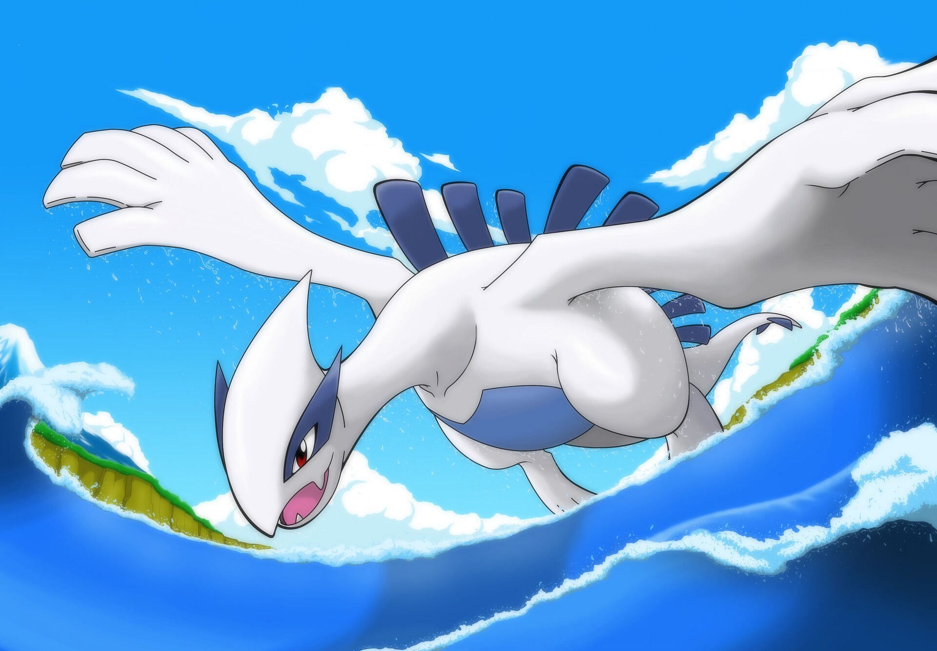 Lugia as seen in the anime (Image via The Pokemon Company)