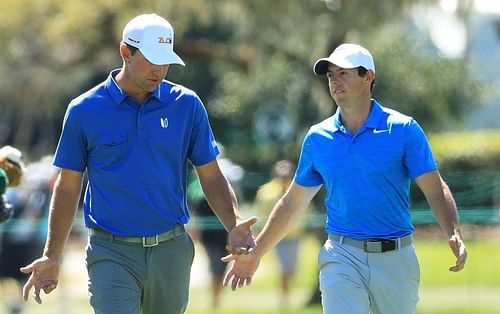 Rory Mcllroy and Lucas Glover at the Arnold Palmer Invitational 2017 (Image via Getty)