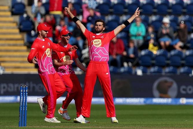 [Watch] Shaheen Afridi takes 2 wickets off first two balls in The Hundred 2023 clash between Welsh Fire and Manchester Originals