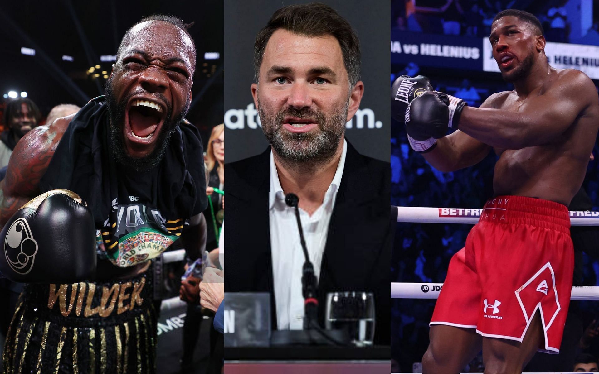 Eddie Hearn explains why he is confident Deontay Wilder vs. Anthony Joshua happens in Saudi Arabia