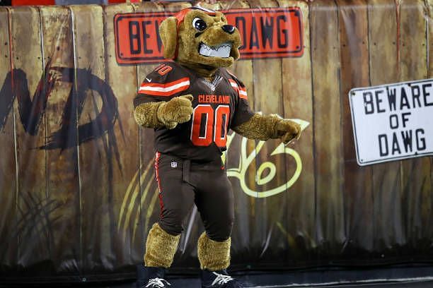 cleveland browns mascots chomps