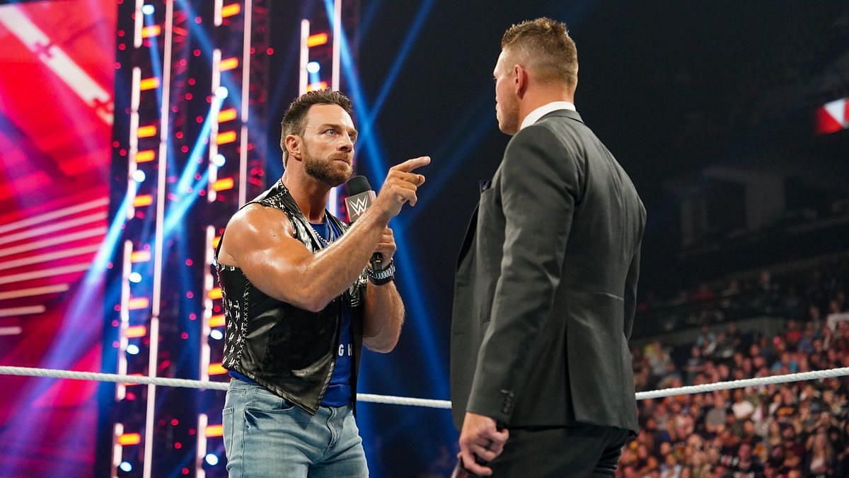 LA Knight (left) and The Miz (right)