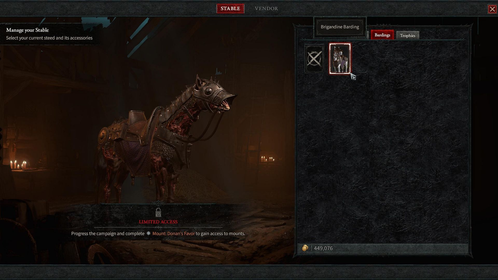 Triune Charger Steed in Diablo 4 (Image via Blizzard Entertainment)