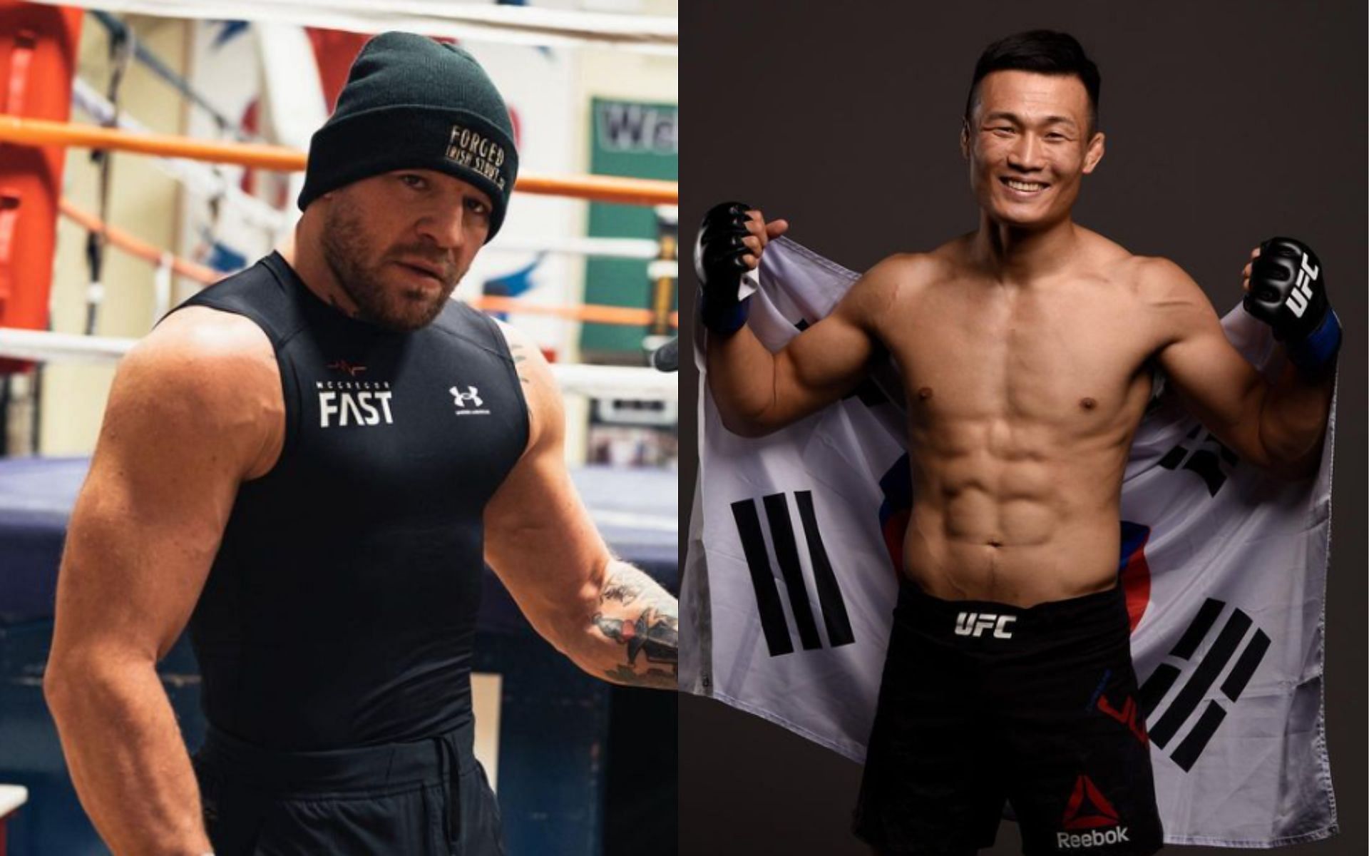 Conor McGregor (Left) and The Korean Zombie (Right) [Images via: @koreanzombiemma and @thenotoriousmma on Instagram]