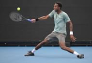 Gael Monfils at the 2023 Ultimate Tennis Showdown.