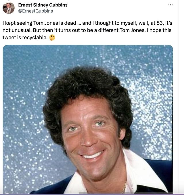 Fact Check: Is Tom Jones the singer dead? All you need to know as ...