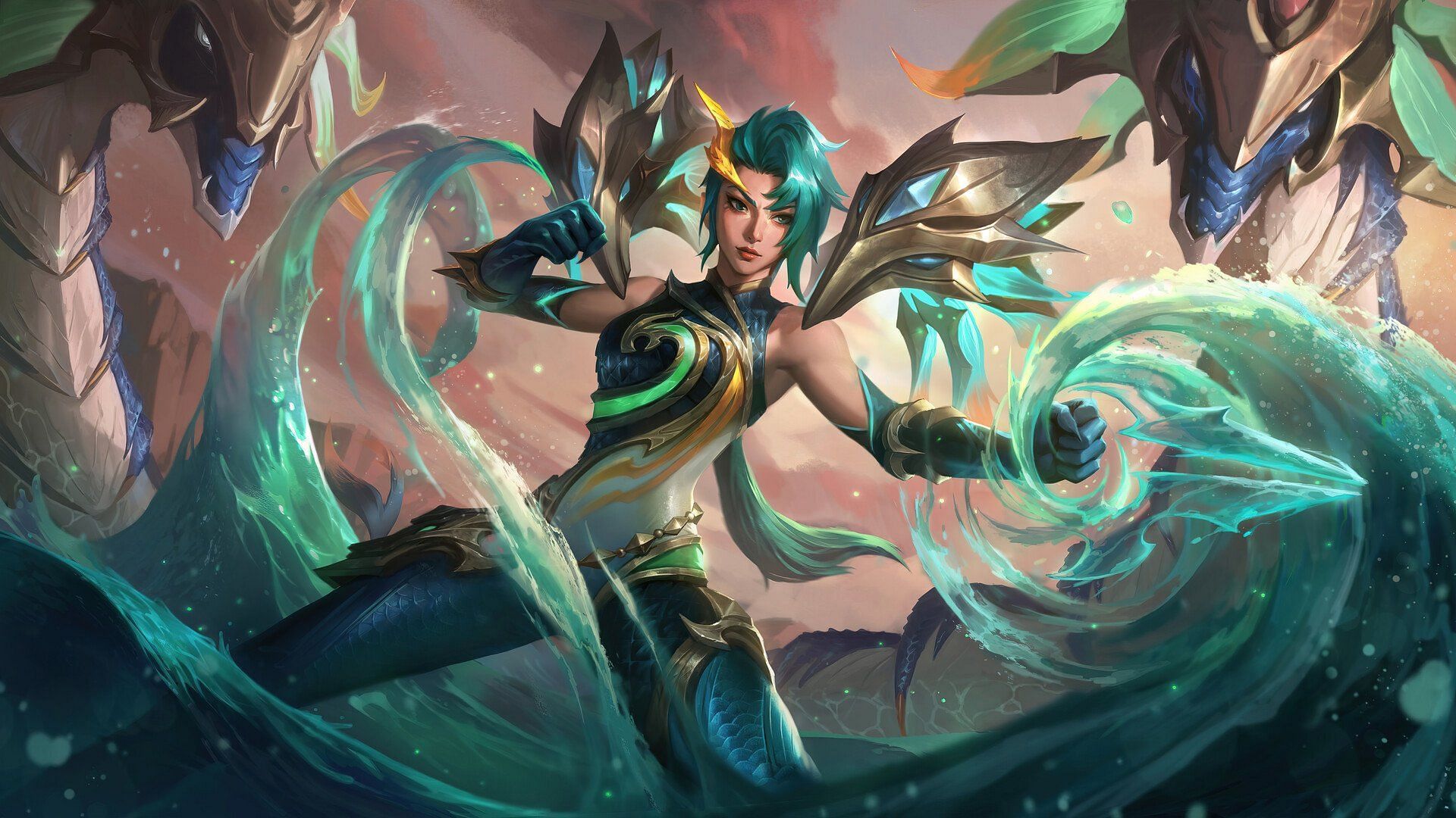 New &quot;Water Dragon&quot; skin bundle theme in Valorant (Image via ValorantUpdated)