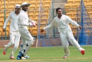 Shreyas Gopal's 161* is his highest-ever score in FC cricket.