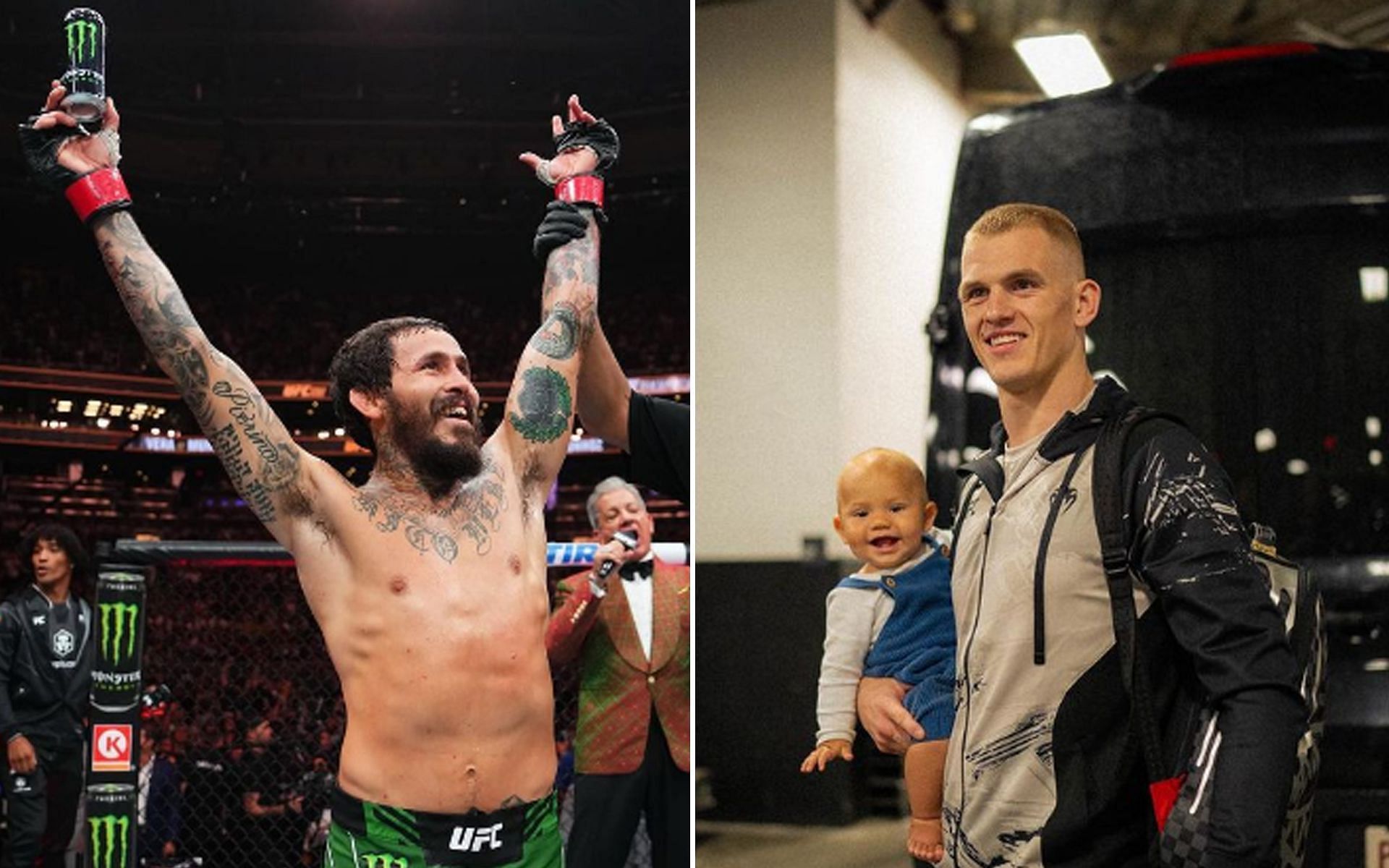Marlon Vera [L] and Ian Garry [R] [Images via @chitoveraufc and @iangarry Instagram]