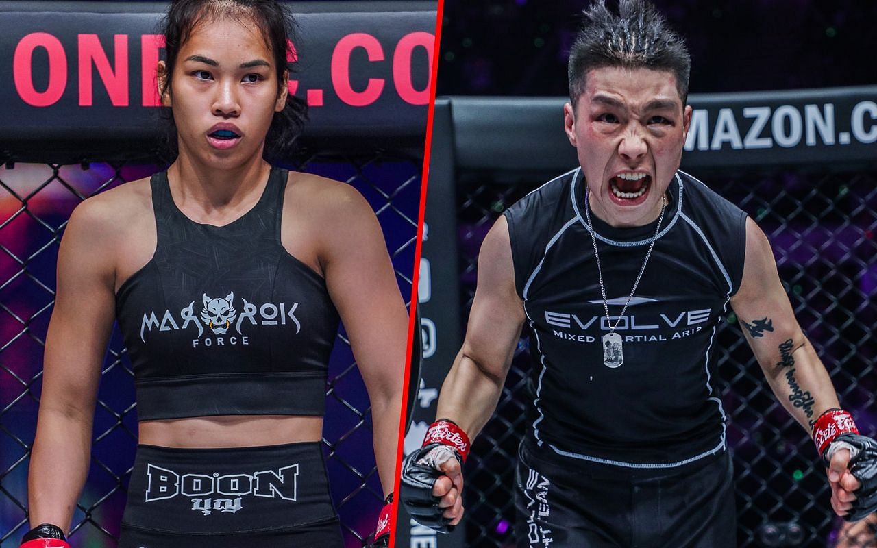 Wondergirl (left) and Xiong Jing Nan (right) | Image credit: ONE Championship