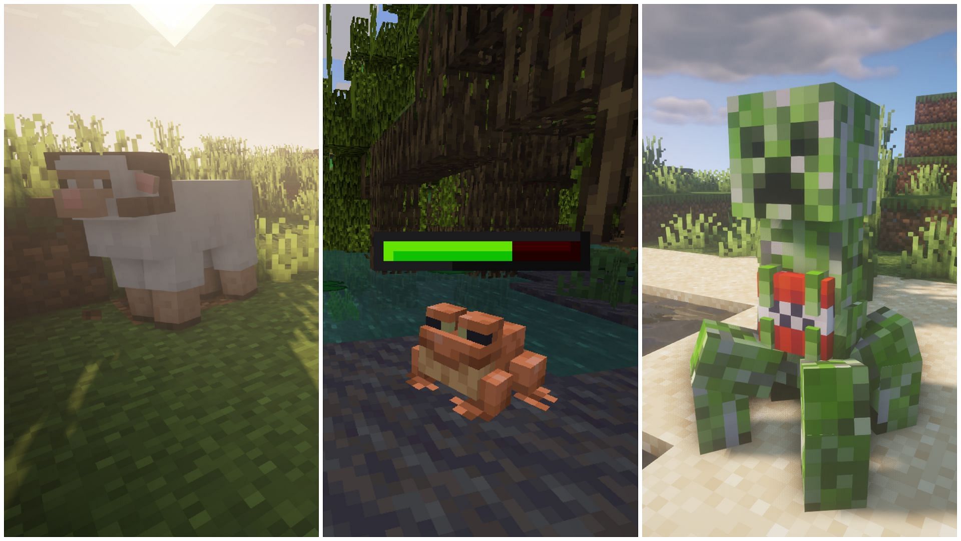 There are many Minecraft texture packs for mobs (Image via Sportskeeda)