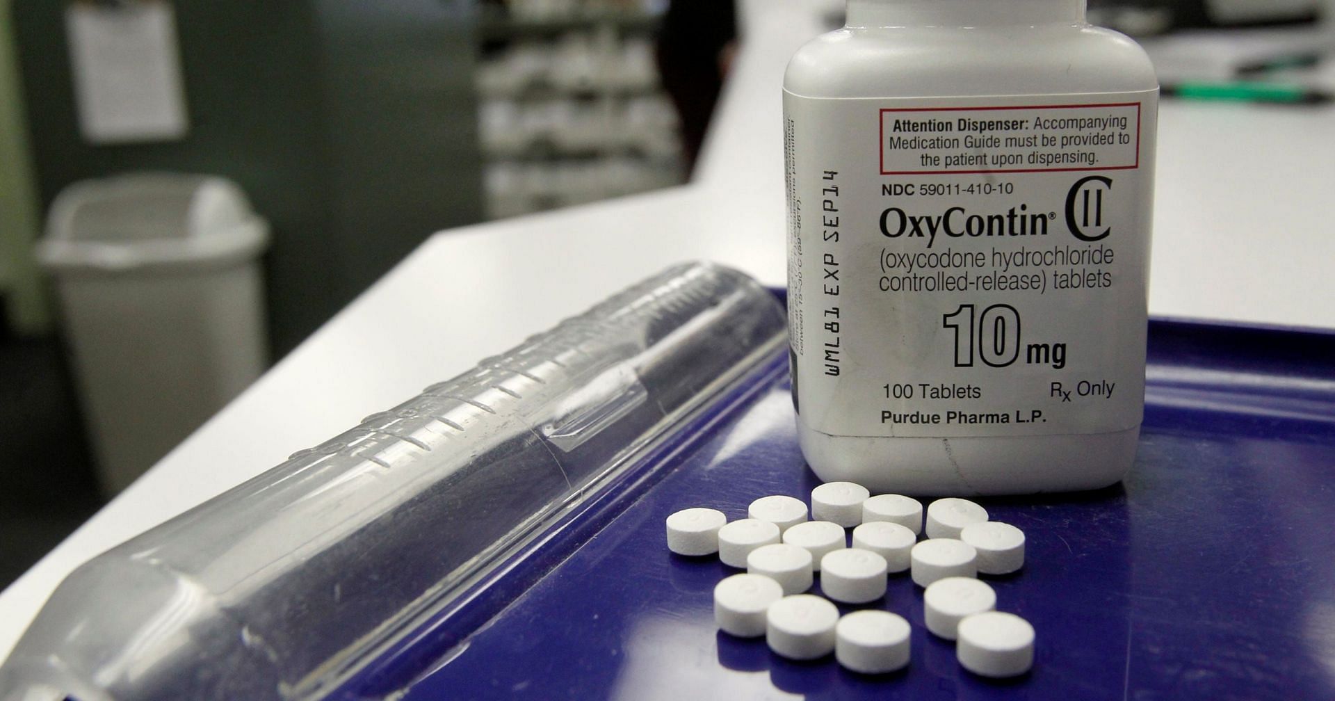 OxyContin, the painkiller from Purdue Pharma (Image via AP)