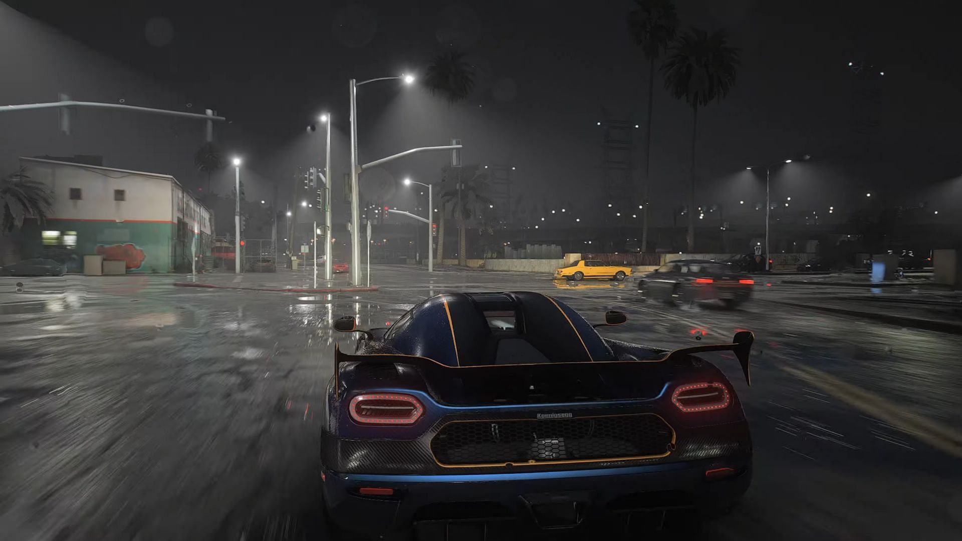 GTA 5 PS5 graphics mod displays ultra graphics with enhanced reflection