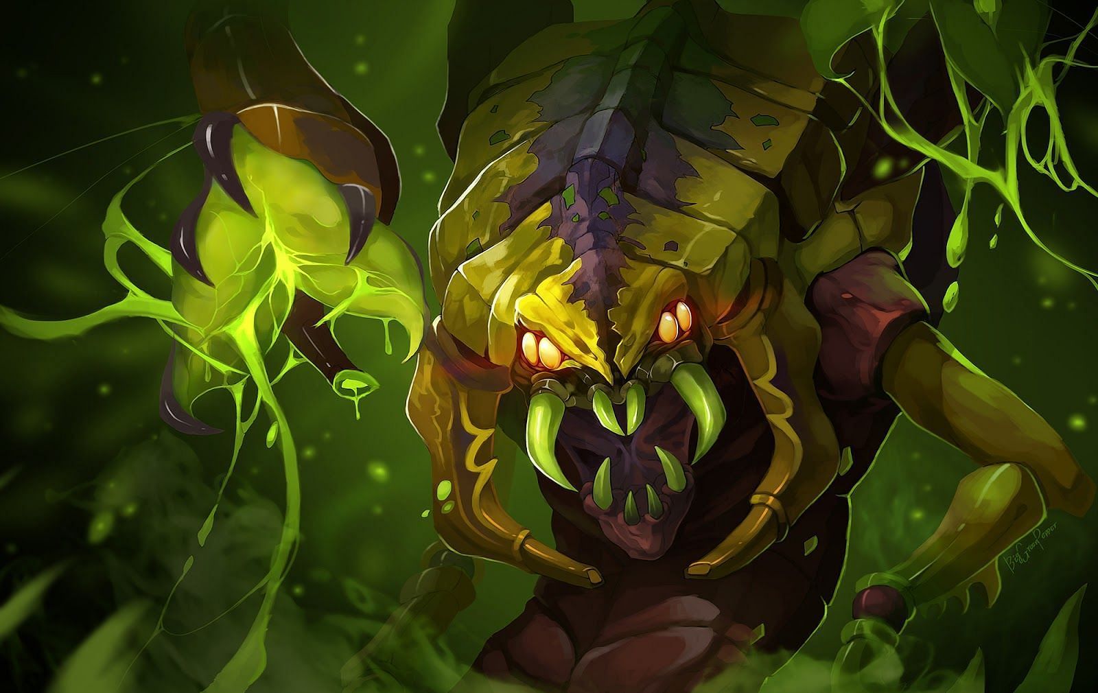 Venomancer has one of the most iconic slow debuffs in Dota 2 (Image via Valve)