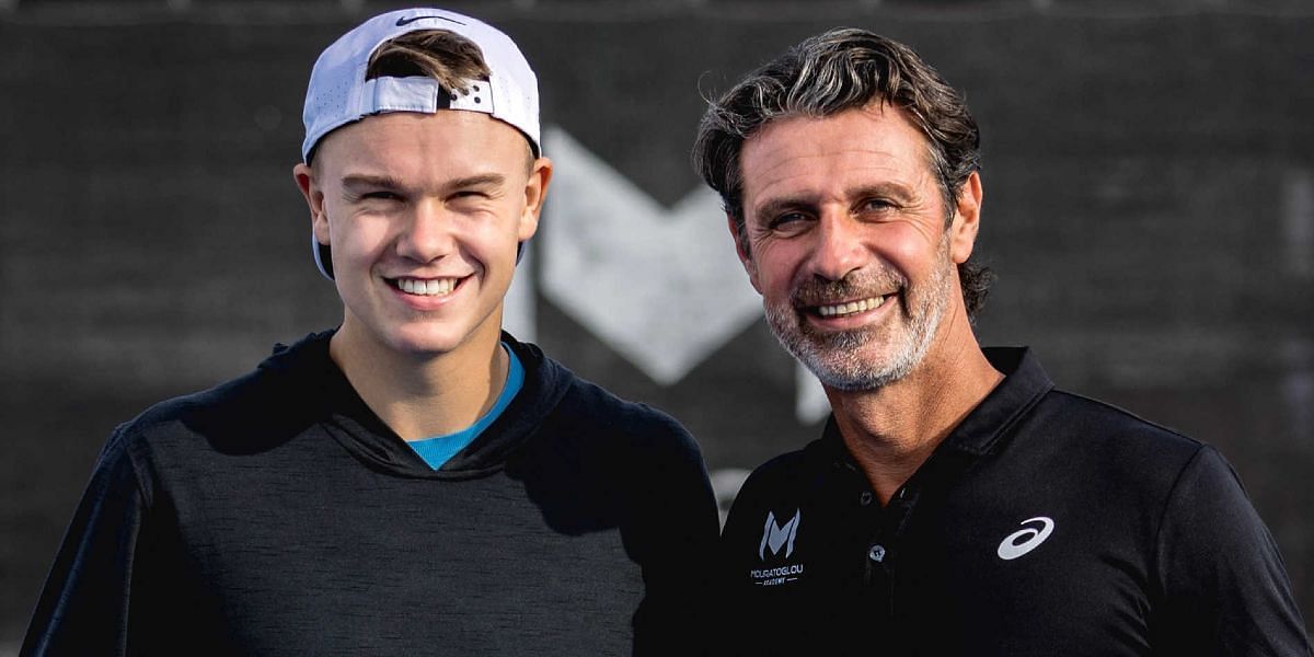  Holger Rune and Patrick Mouratoglou 