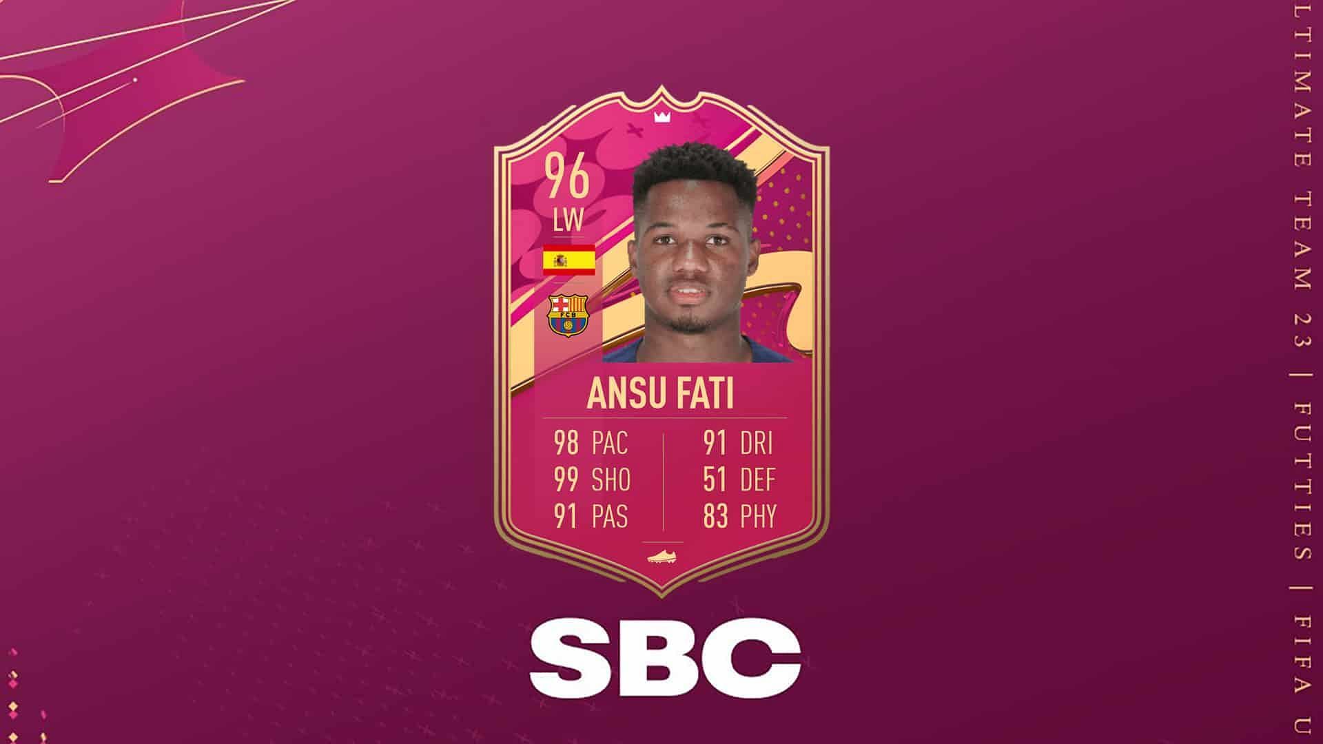 A new Futties SBC is live in FIFA 23 (Image via EA Sports)