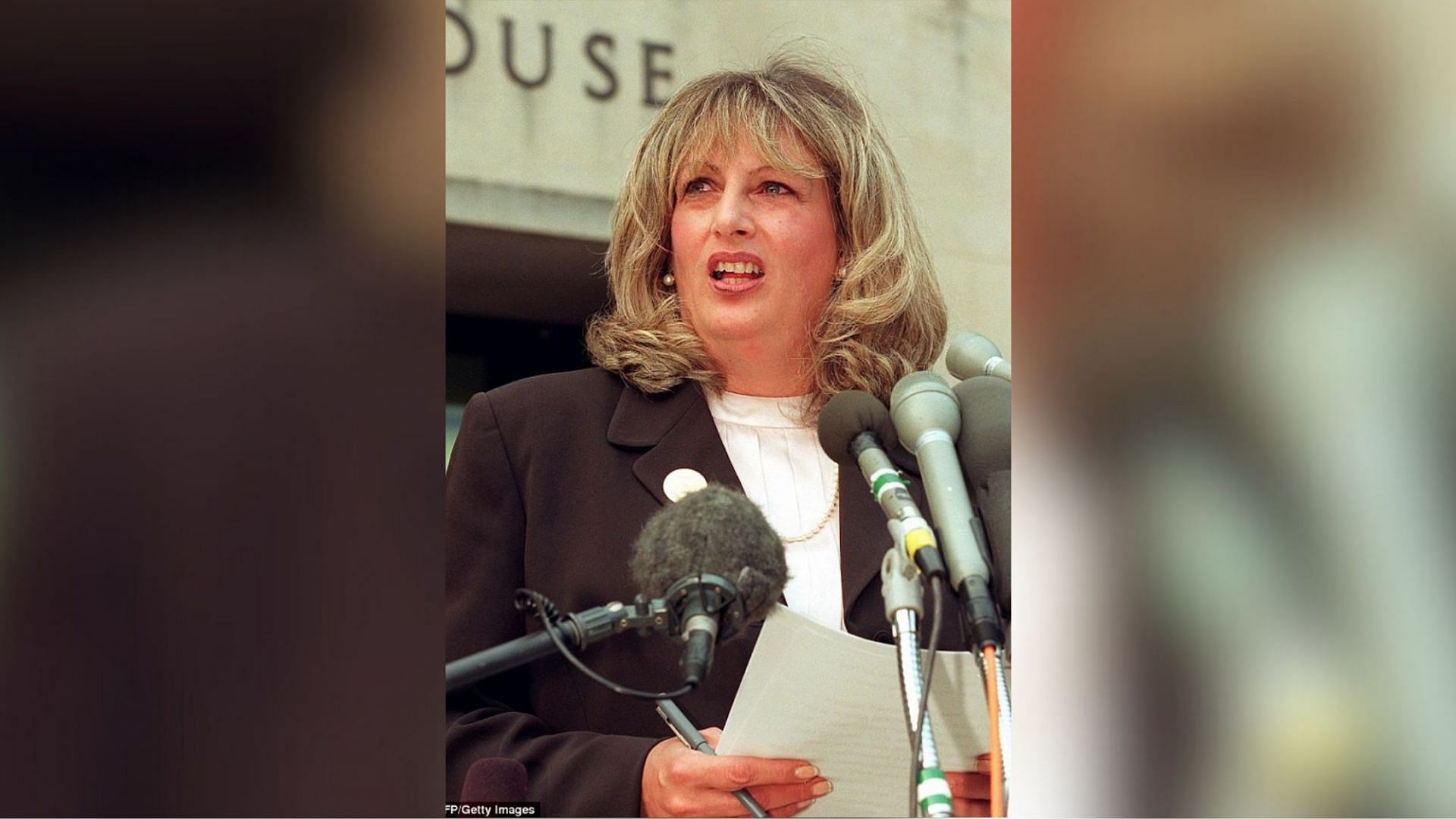 Linda Tripp, the whistleblower of the Clinton-Lewinsky affair (Image via Getty)