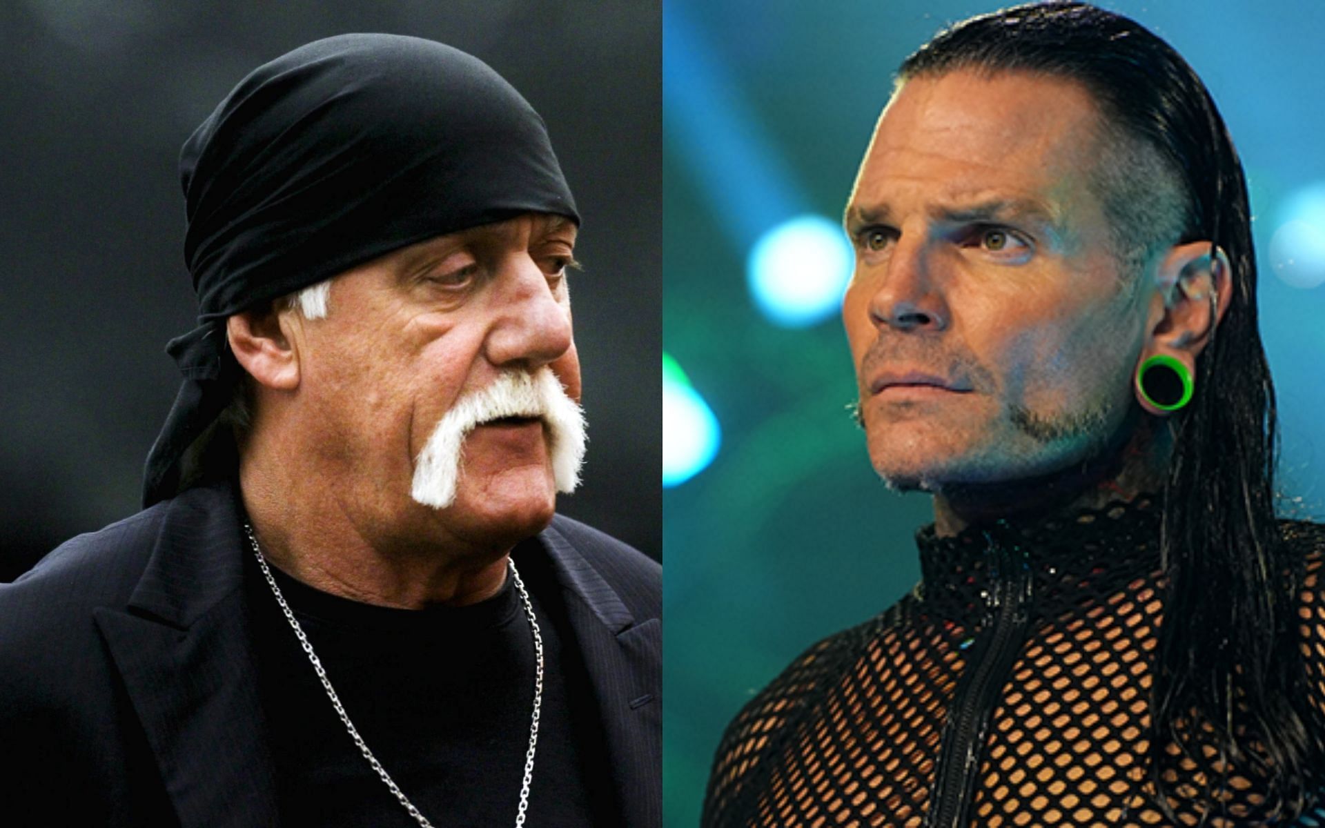 Hulk Hogan (L) and Jeff Hardy (R) have both done something questionable during their time at WWE.