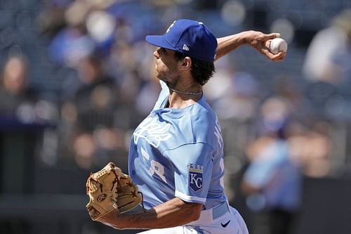 The Royals pitcher briefly coincided with Mahomes on campus