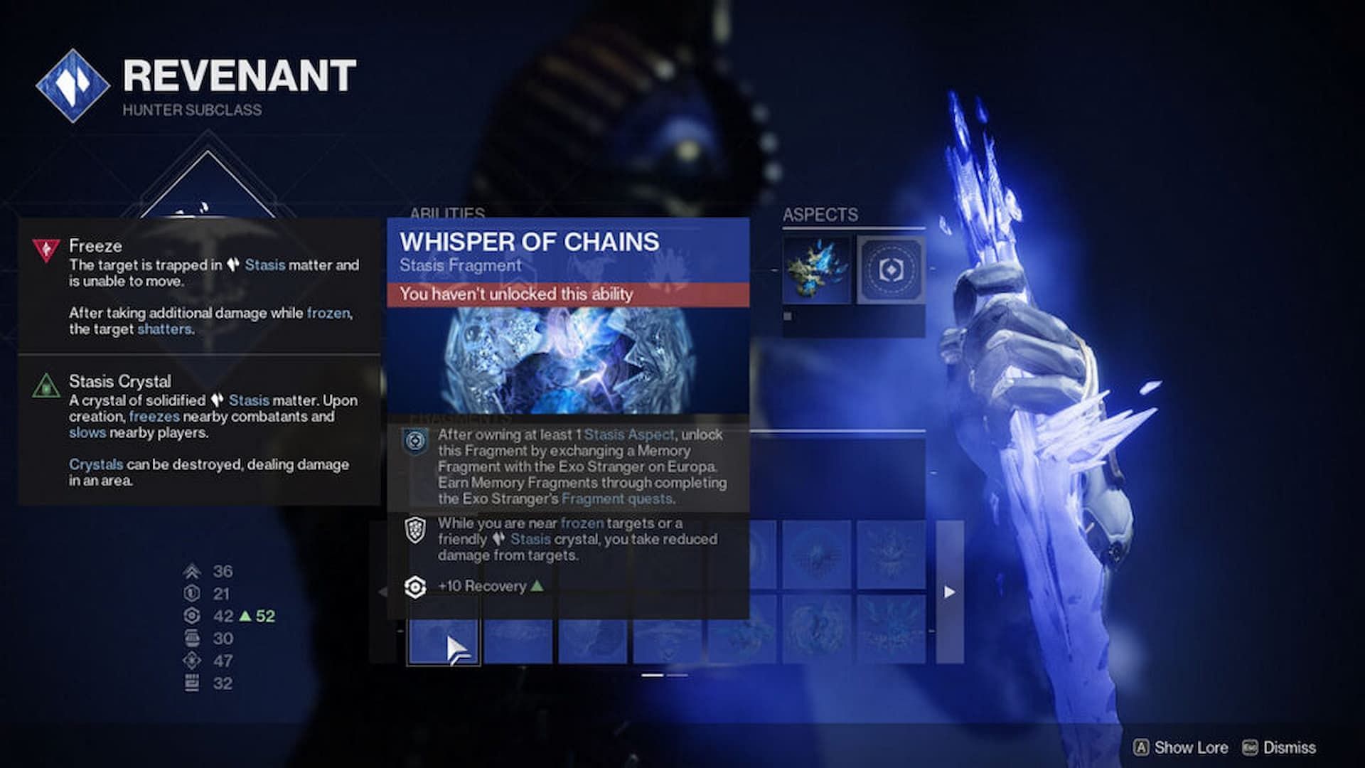 The Whisper of Chains is a great stasis fragment for Titans (Image via Bungie)