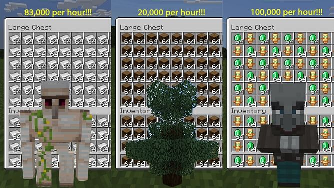 Top 10 broken farms in Minecraft