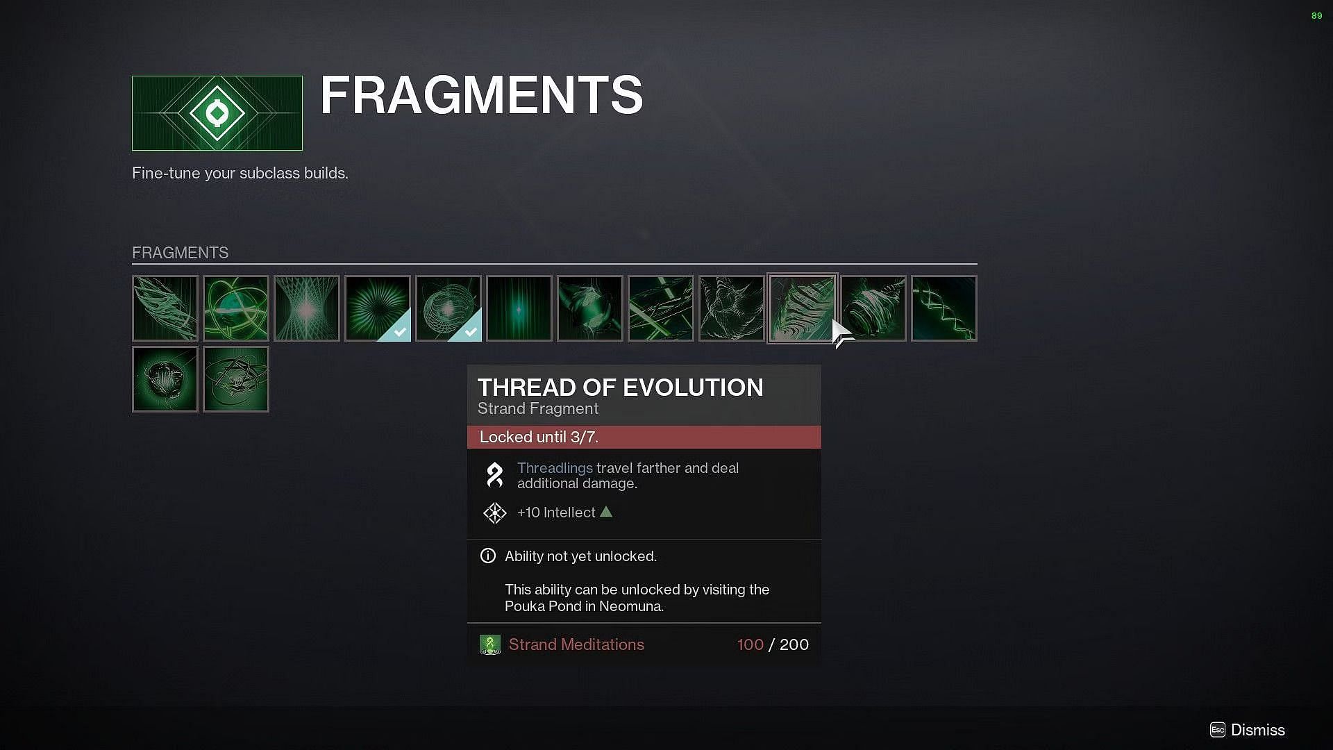 Threadlings travel more distance with this Fragment (Image via Destiny 2)