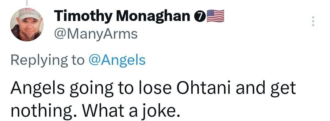 Fans think that at this rate the team will lose Ohtani