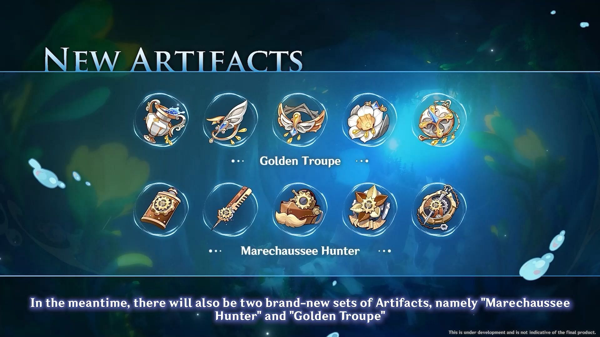 New artifacts (Image via Genshin Impact)