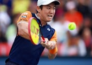 Yoshishito Nishioka at the 2023 Canadian Open.