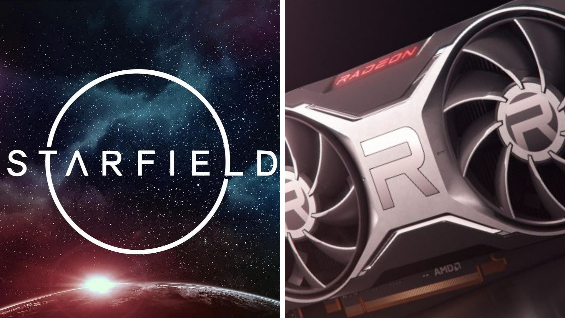 Starfield is playable on the new RX 6700 XT and RX 6750 XT GPUs (Image via AMD and Xbox)