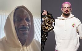 Snoop Dogg posts heartfelt video salute to Sean O’Malley after historic UFC 292 title win: “You made me some money last night nephew”