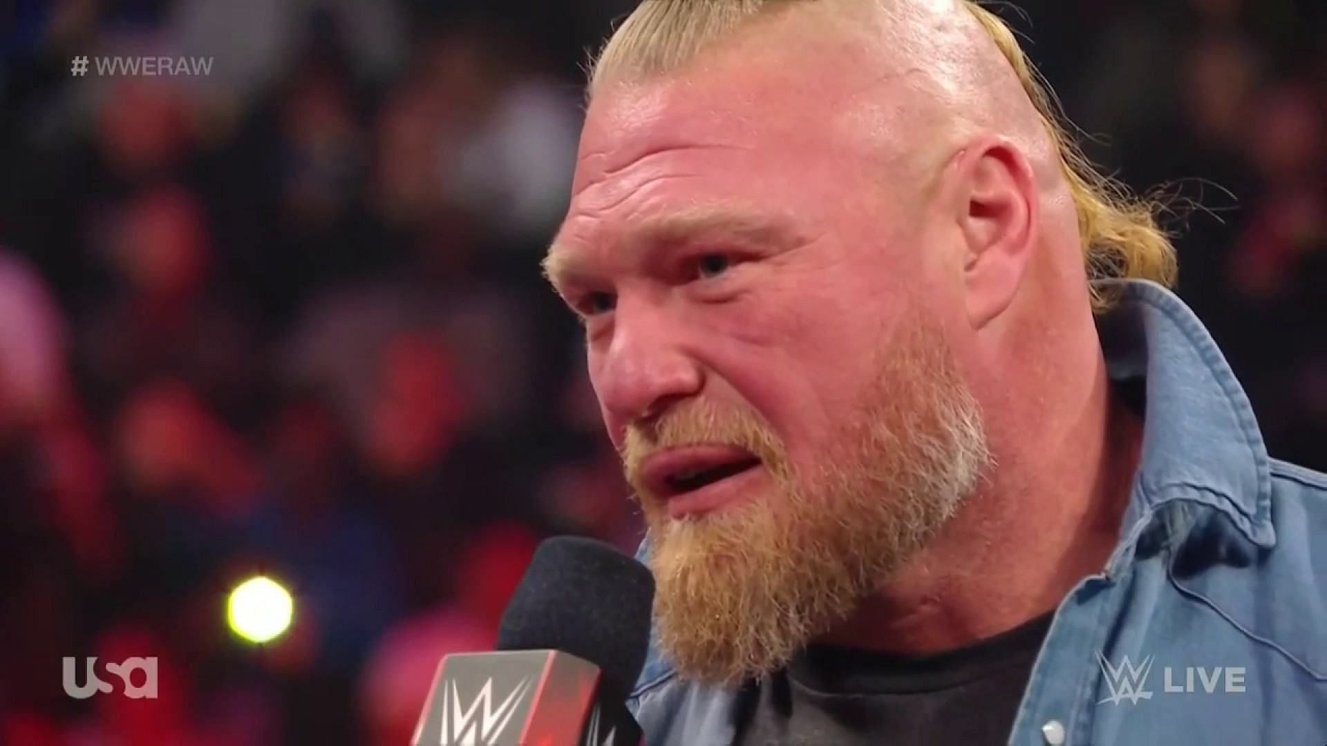 Lesnar has previously admitted that he isn