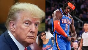 Mia Khalifa pokes fun at #45 after 6'3, 215 lb Donald Trump receives Lu Dort NBA comparisons