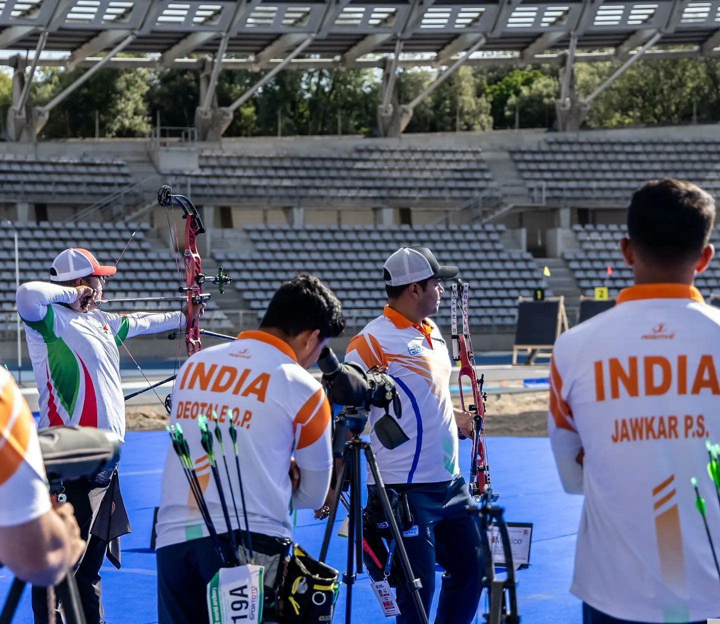 Indian compound archers triumph in Archery World Cup stage 4, secure final spots and two medals (Image via Archery Association of India)