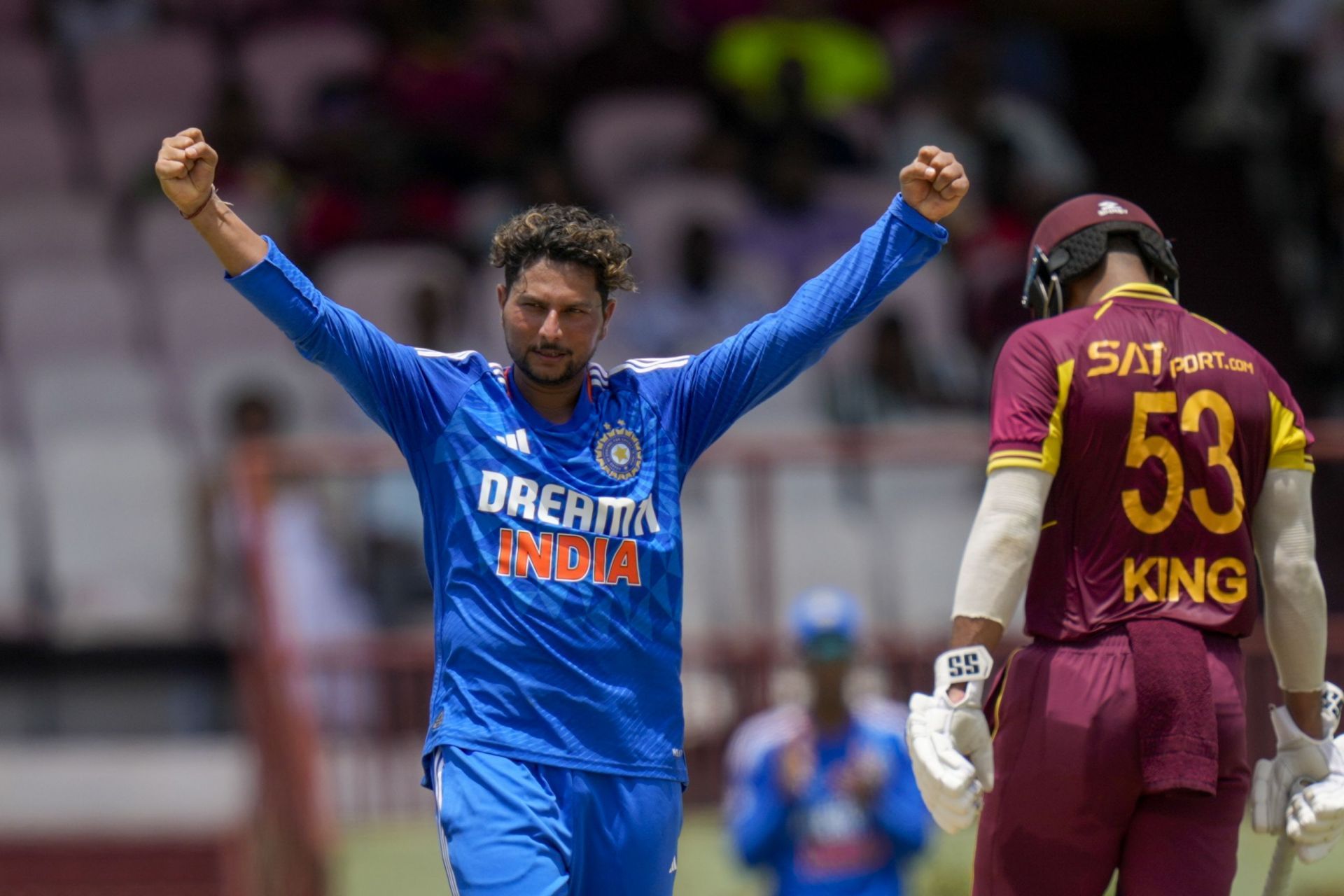 Kuldeep Yadav was in excellent form against West Indies